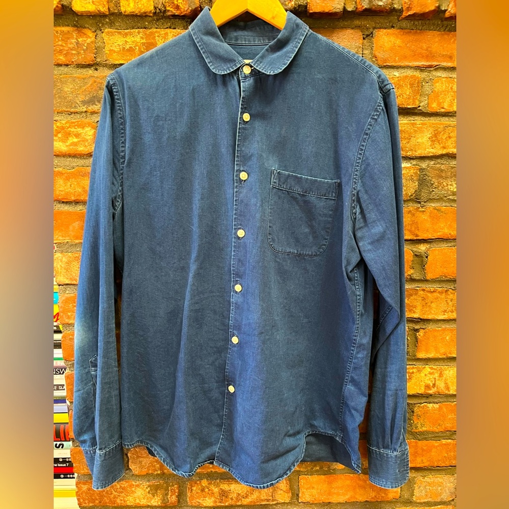 Club Monaco - Indigo dyed casual dress shirt